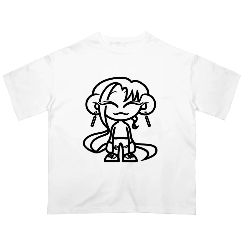 ZAKIWOMISEのちいちゃリュウ オーバーサイズTシャツ