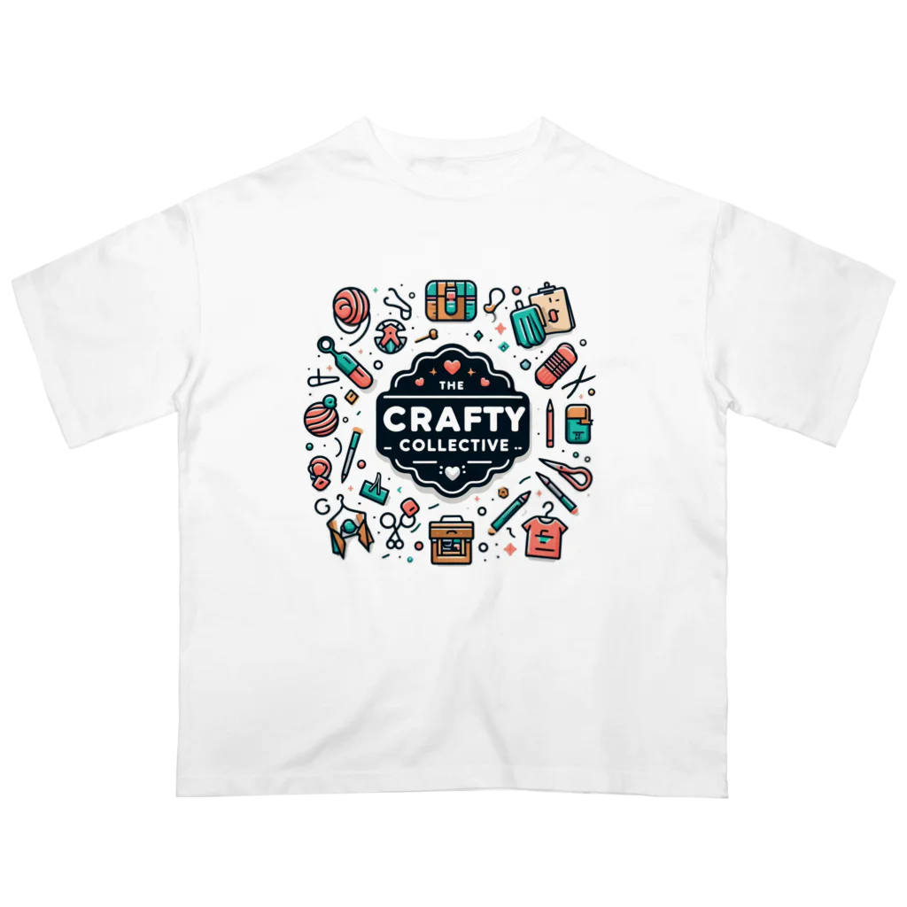 The Crafty CollectiveのThe Crafty Collective のロゴマーク オーバーサイズTシャツ