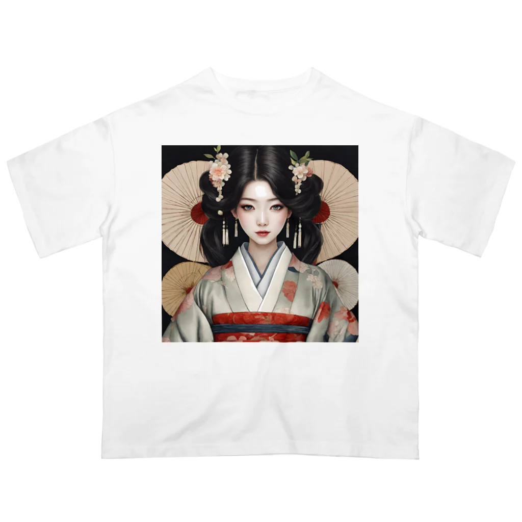 Miyabi❣の着物美女 オーバーサイズTシャツ