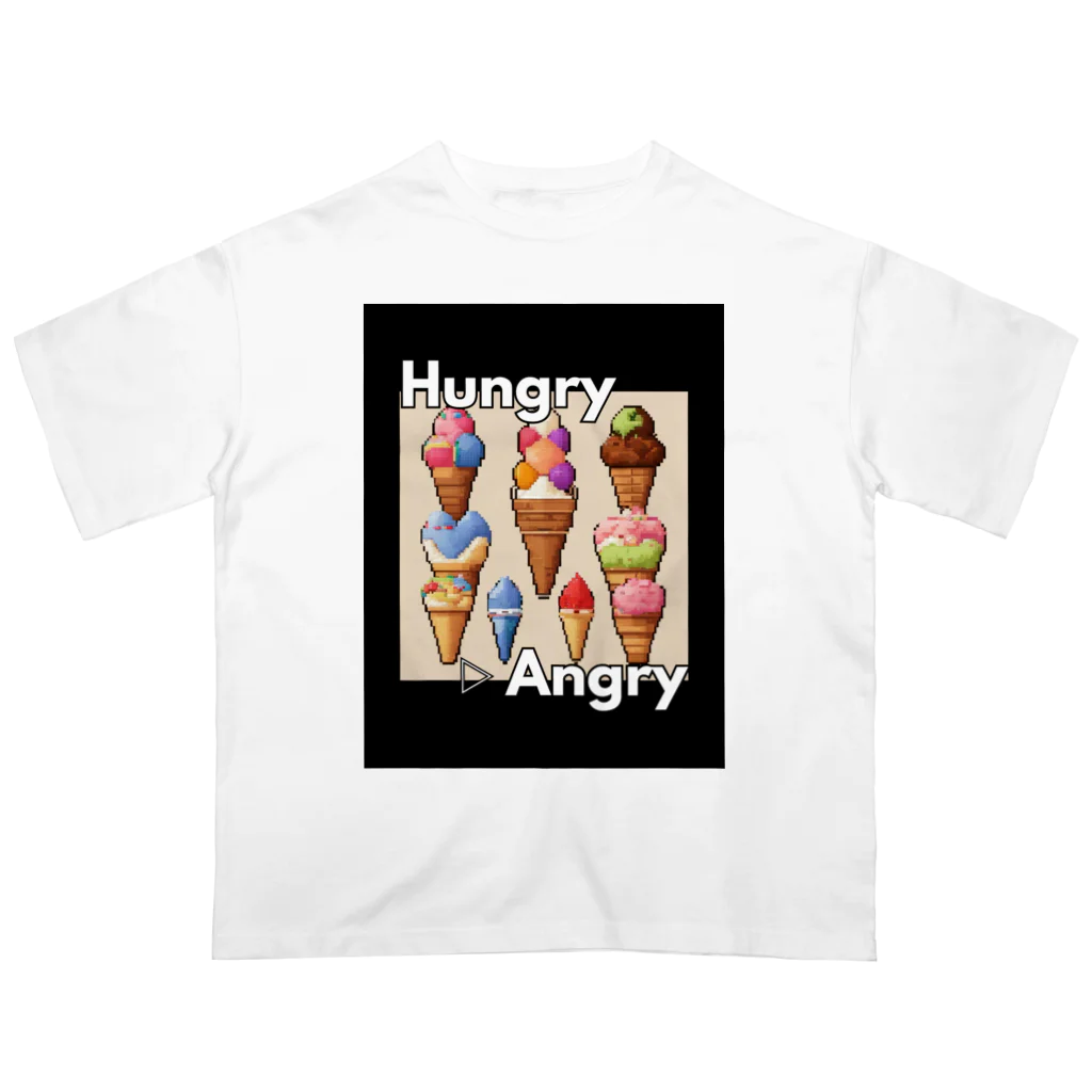 hAngryの【アイスクリーム】hAngry オーバーサイズTシャツ