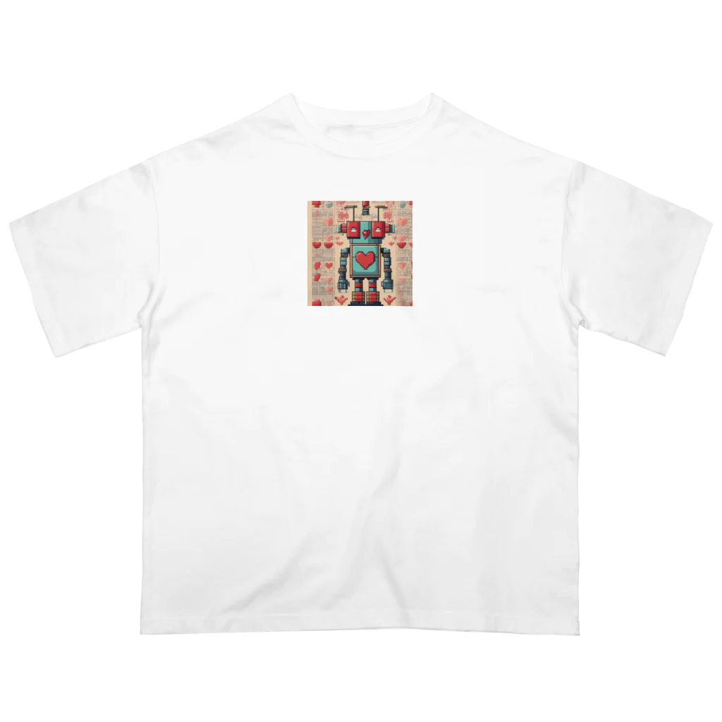 xaipxの恋するロボット オーバーサイズTシャツ