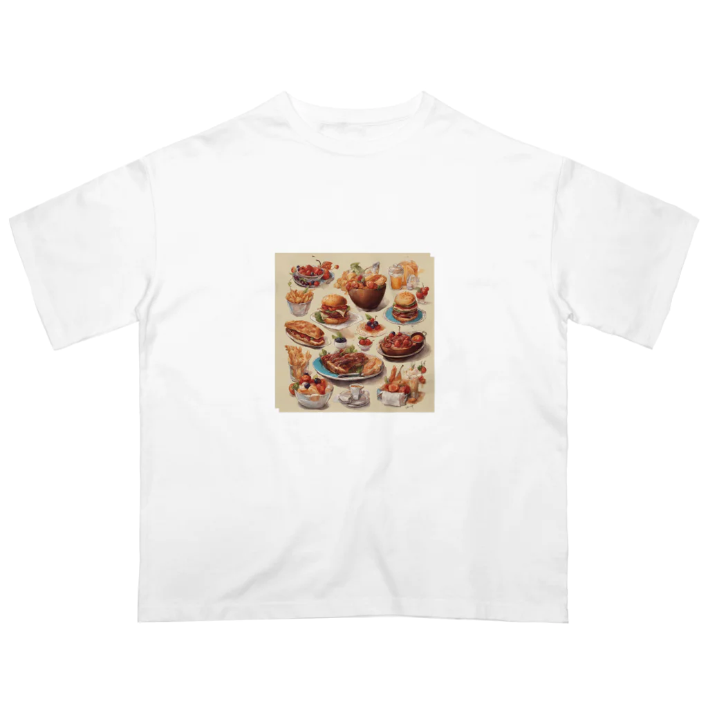 a_chan24の食べたい物 Oversized T-Shirt