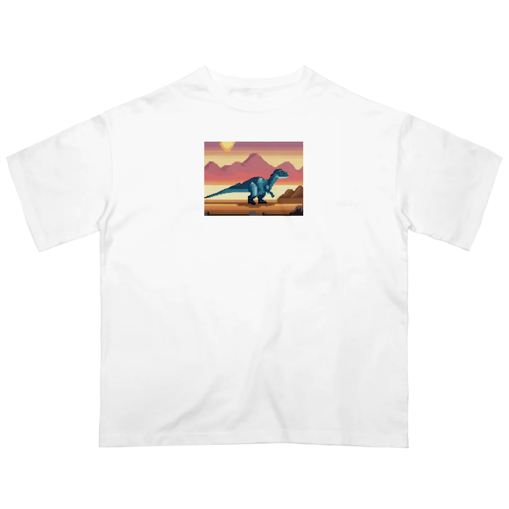 iikyanの恐竜㊺　マジュンガサウルス Oversized T-Shirt