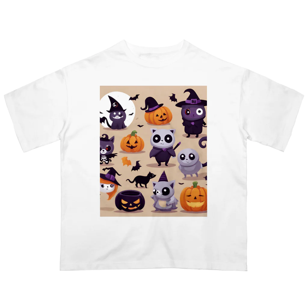 ワンダーワールド・ワンストップのたくさんのかわいいハローウィーンキャラクター④ オーバーサイズTシャツ