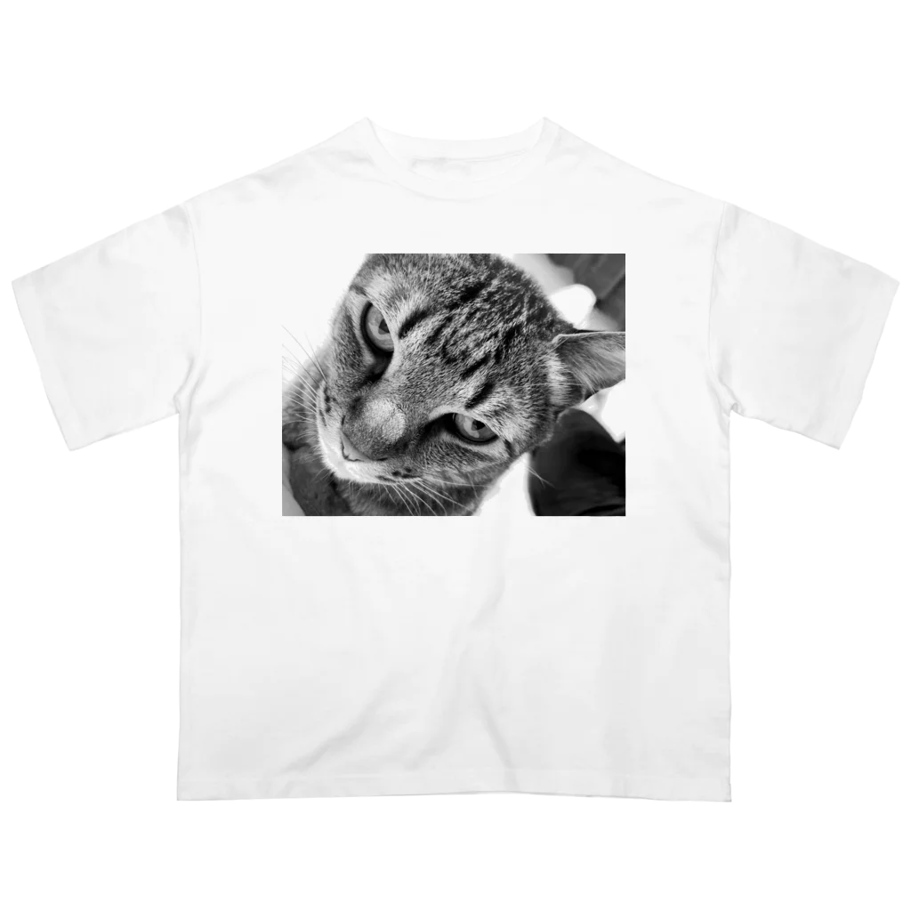 深夜の猫屋さんの深夜猫 オーバーサイズTシャツ