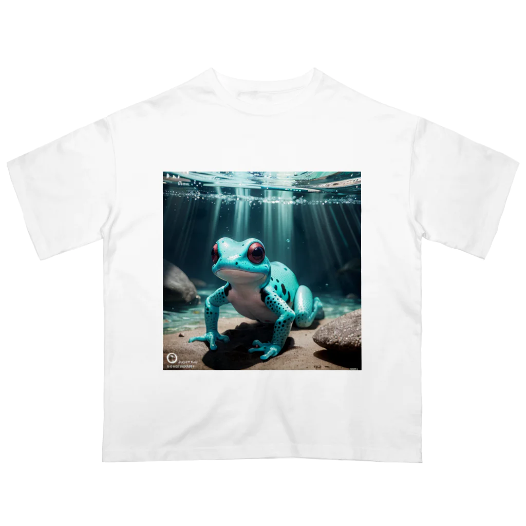 人魚の夢の新種発見ヤドクガエル Oversized T-Shirt