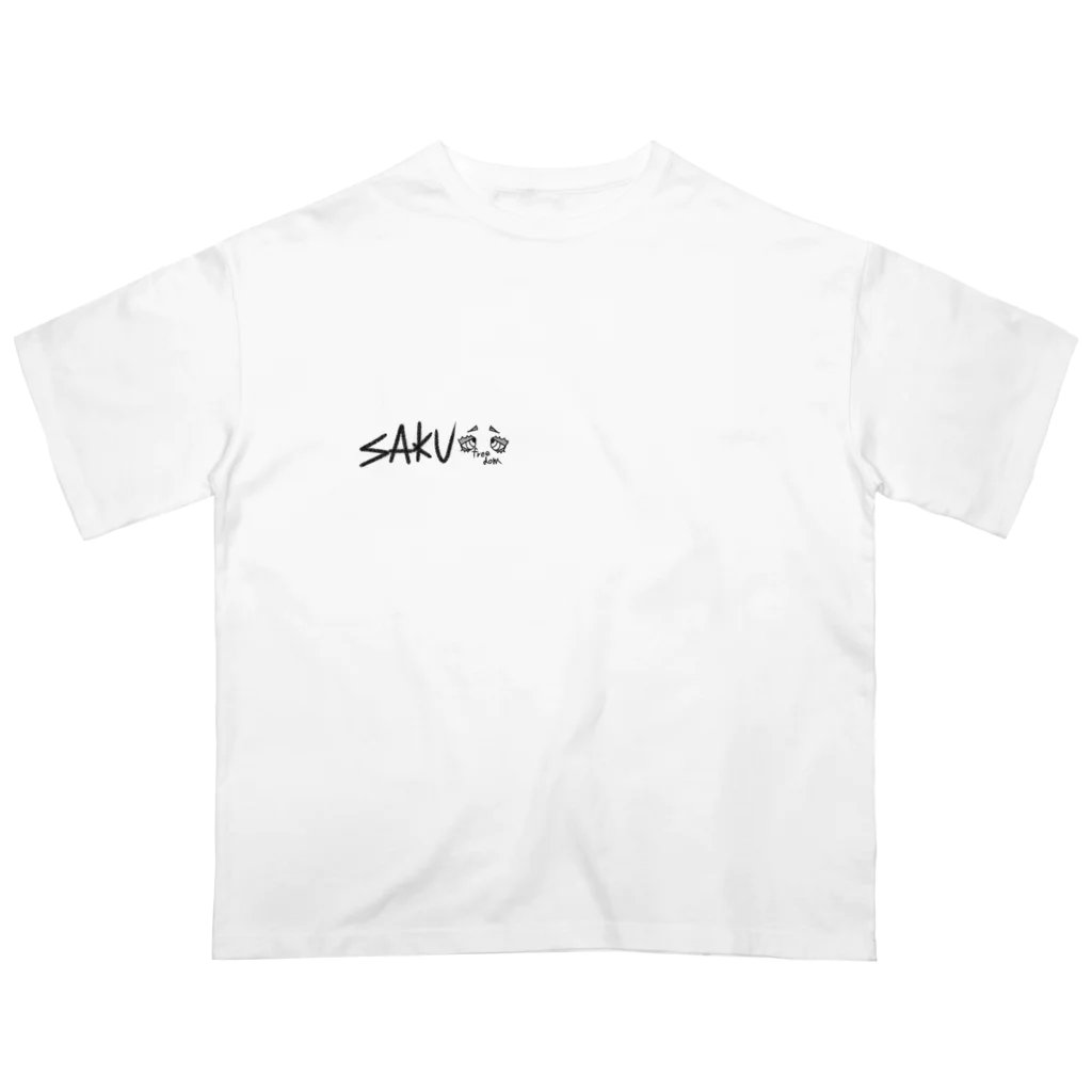 saku freedomのSaku？？フリーアイ オーバーサイズTシャツ