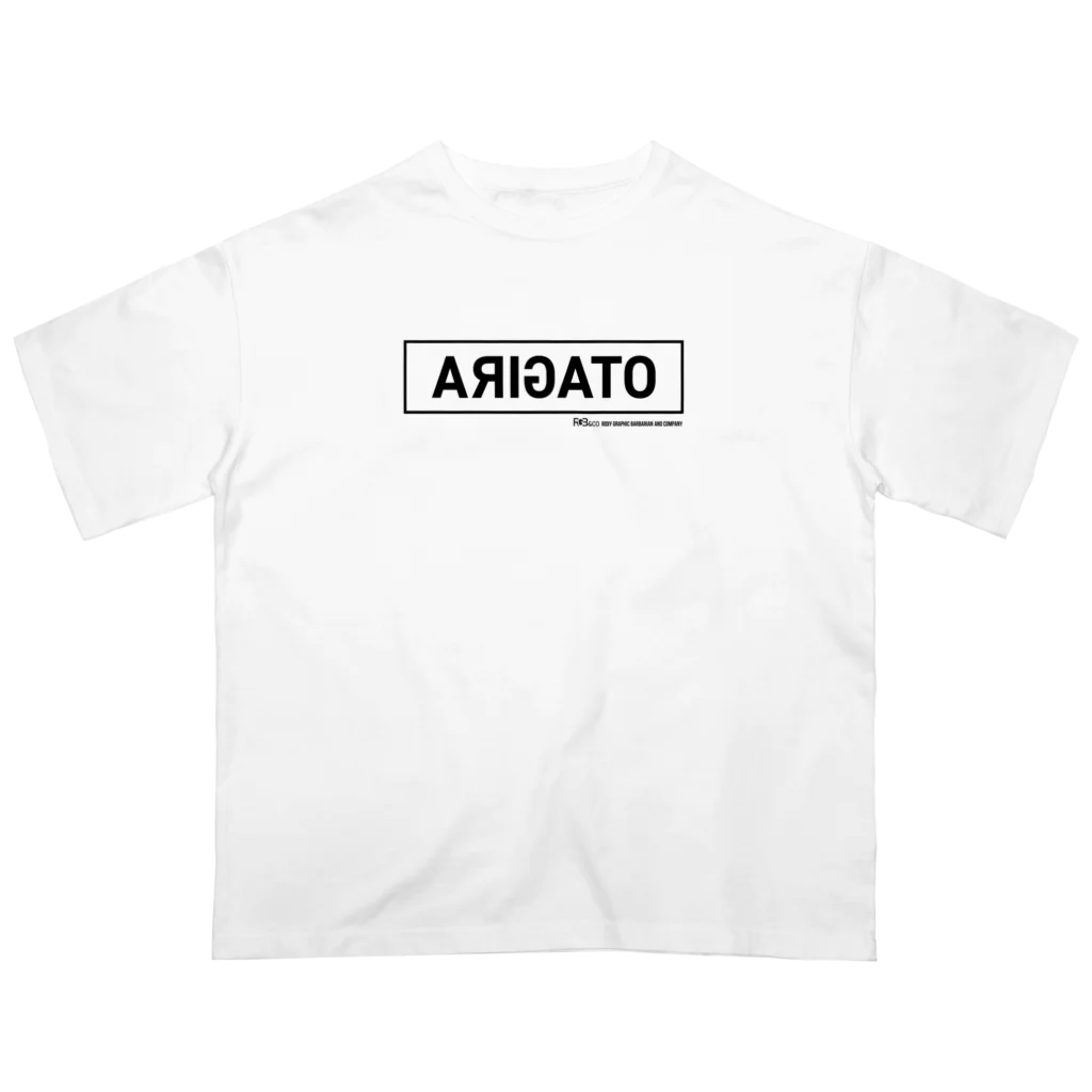 RGB &COのARIGATIO BK オーバーサイズTシャツ