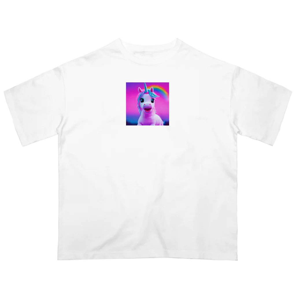 unicorn_dreamsのわたしミライから来たユニ Oversized T-Shirt