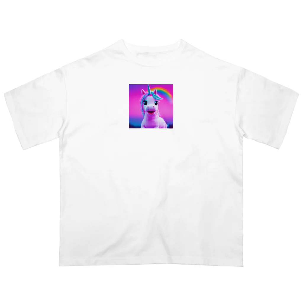 unicorn_dreamsのわたしミライから来たユニ オーバーサイズTシャツ