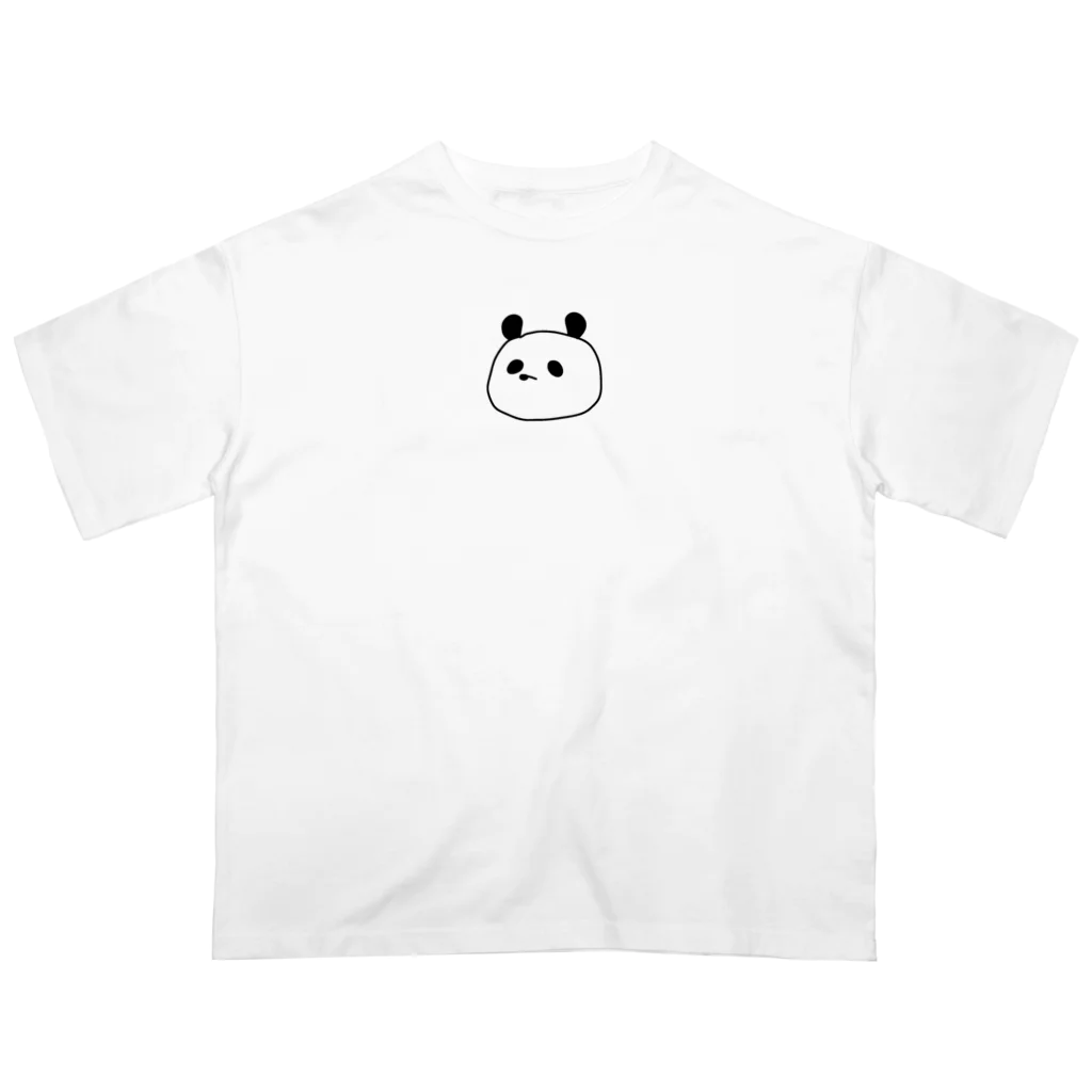 チョコミントのパンダ Oversized T-Shirt