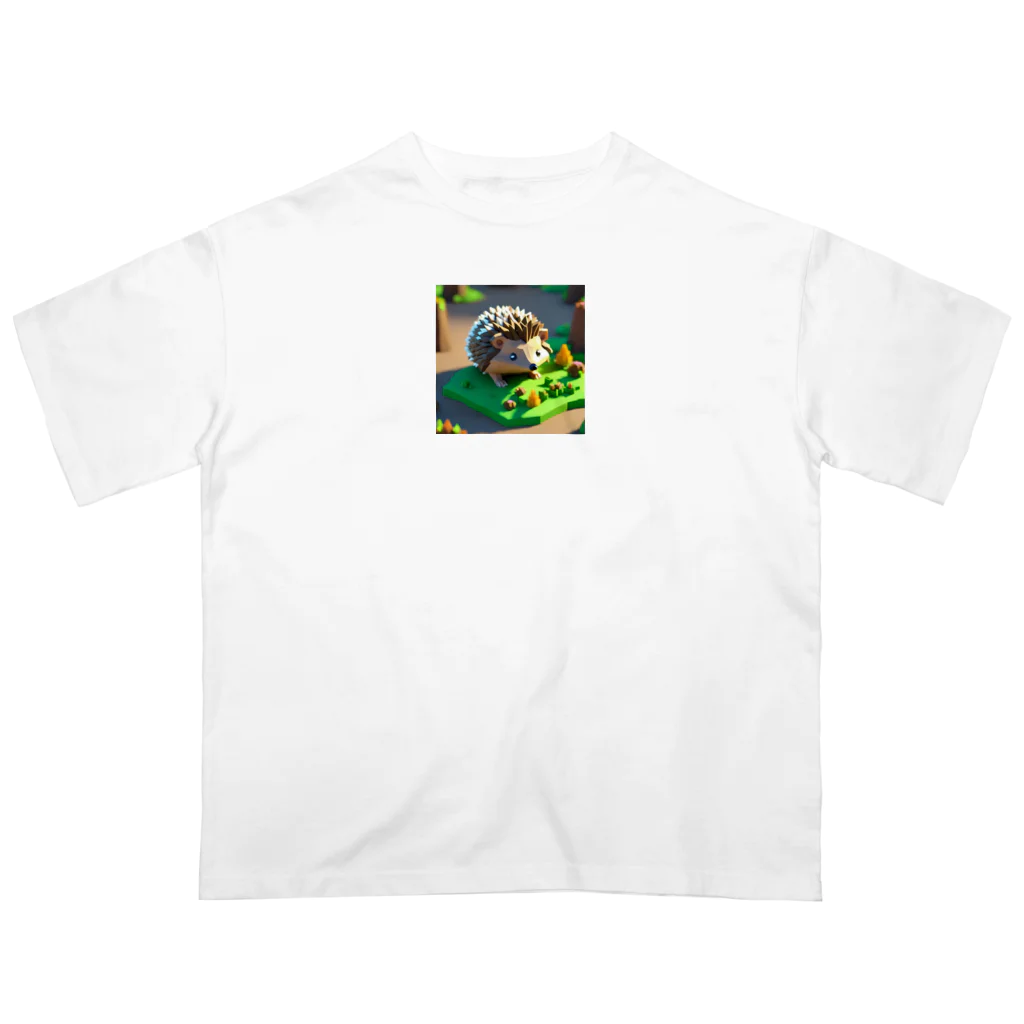 himatoroのマイクラ的なハリネズミ オーバーサイズTシャツ