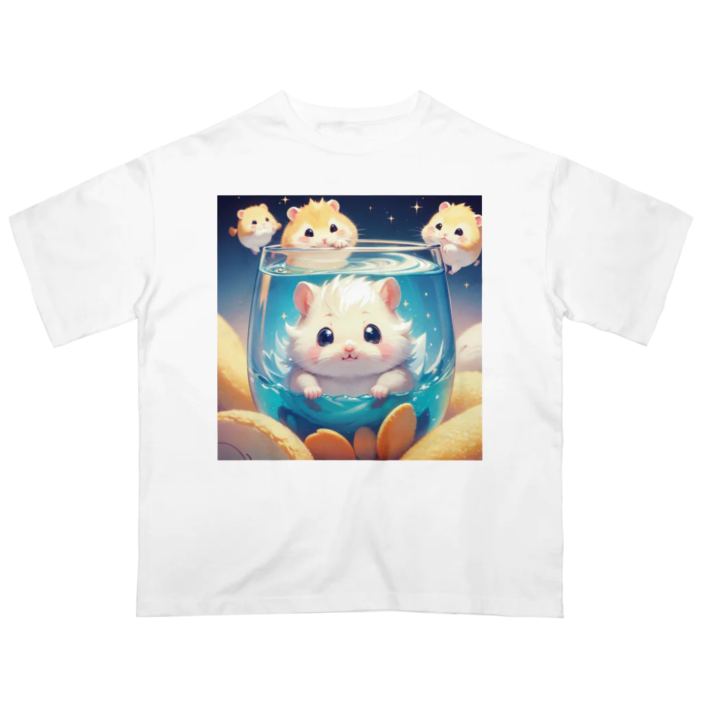 ふるふるアニマルのふるふるハムスター第三弾！ オーバーサイズTシャツ