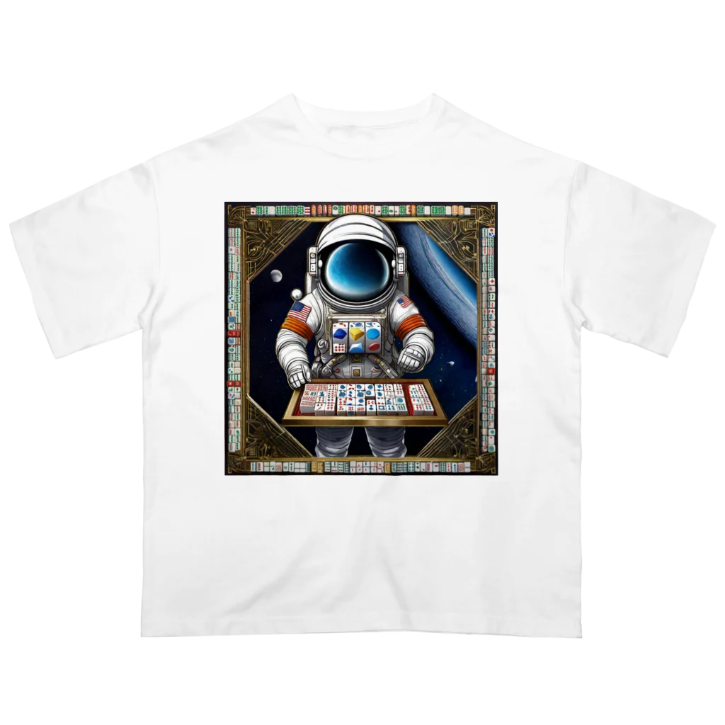 宇宙開発デザイン科の宇宙のギャンブラー オーバーサイズTシャツ