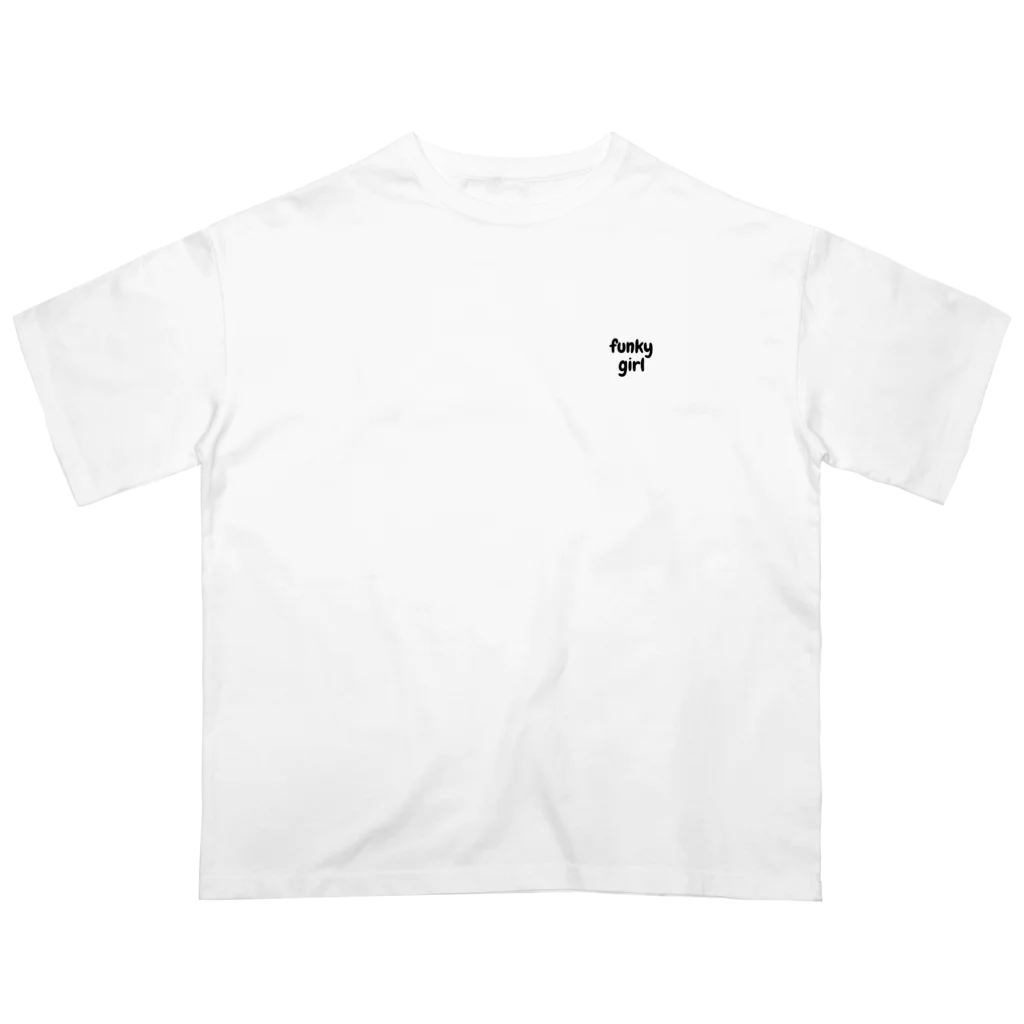 namonakyのファンキーガールシリーズ（ブラック） Oversized T-Shirt