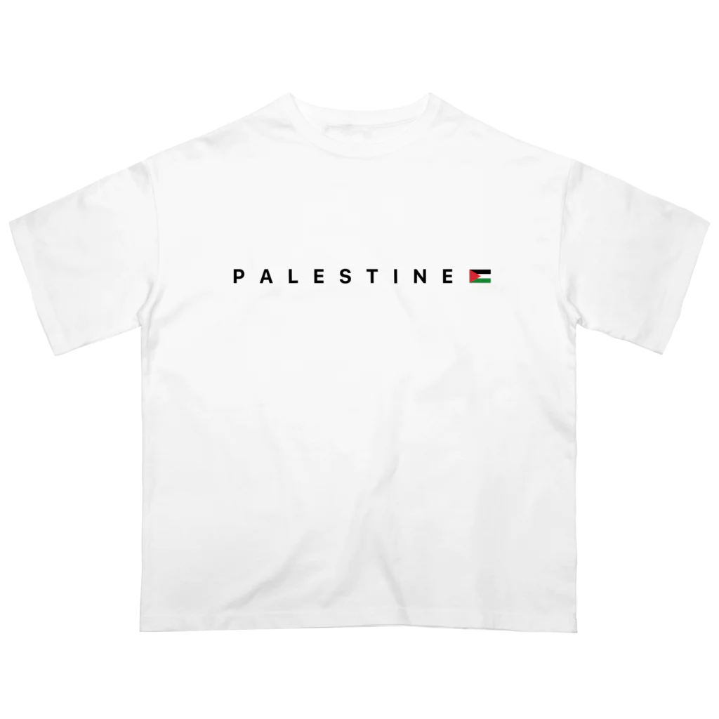 松や SUZURI店のFree PALESTINE 1 オーバーサイズTシャツ