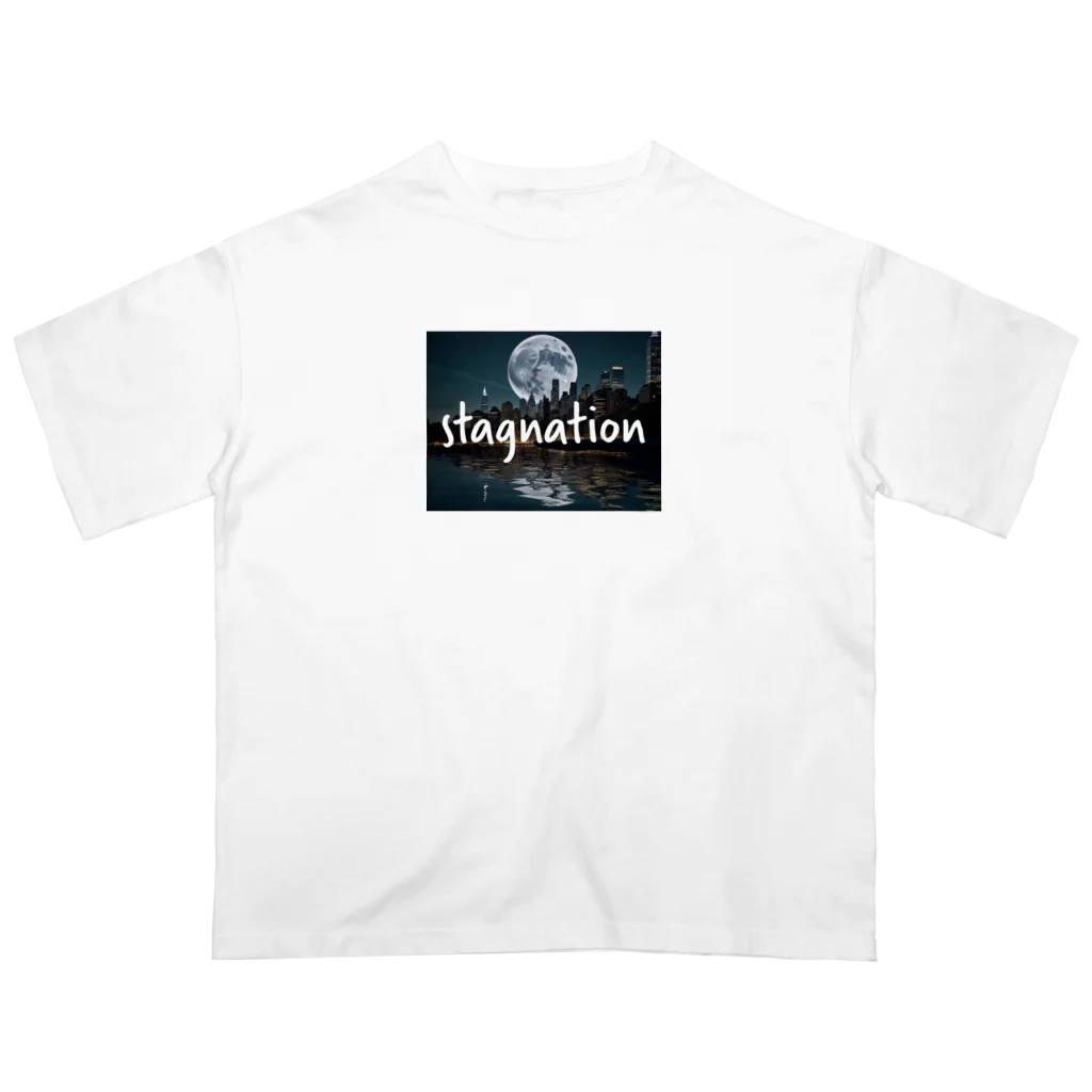 A.L.Fのstagnation オーバーサイズTシャツ