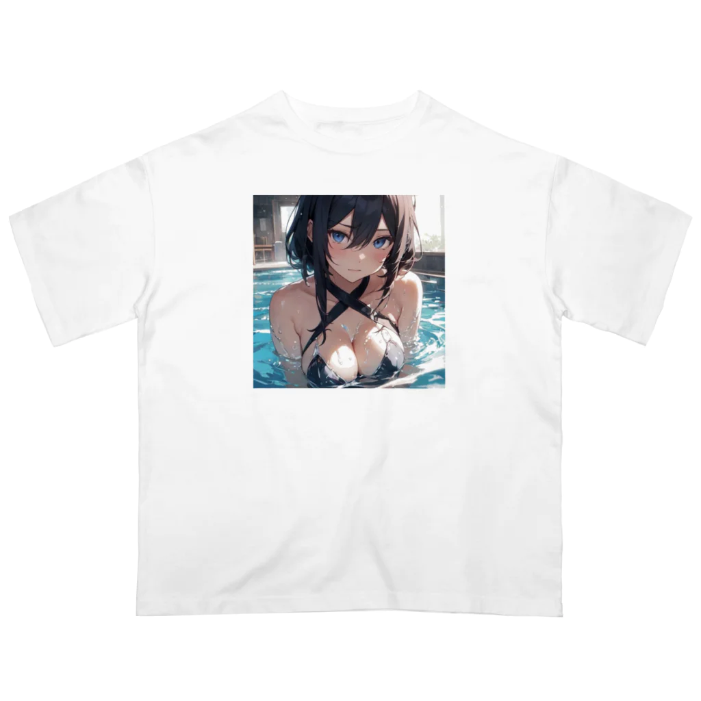 neko_28のセクシー水着のお姉さん1 オーバーサイズTシャツ