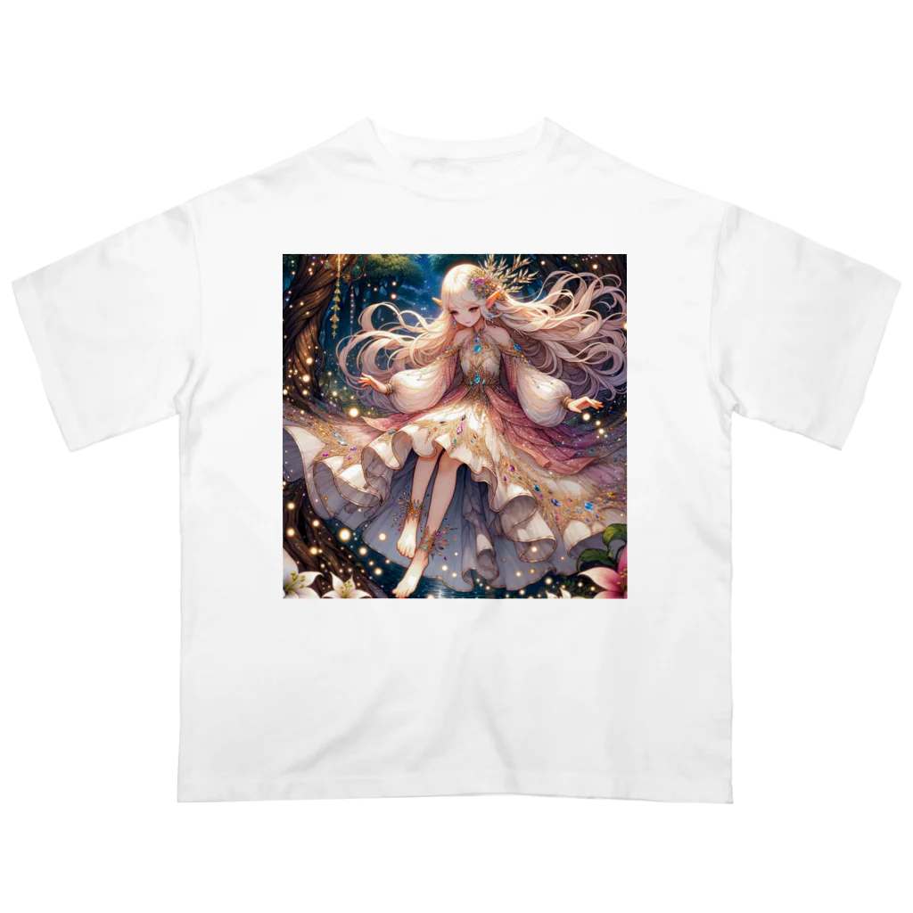 Sesilionの星の精霊の夜舞 Dance of the Star Spirit オーバーサイズTシャツ