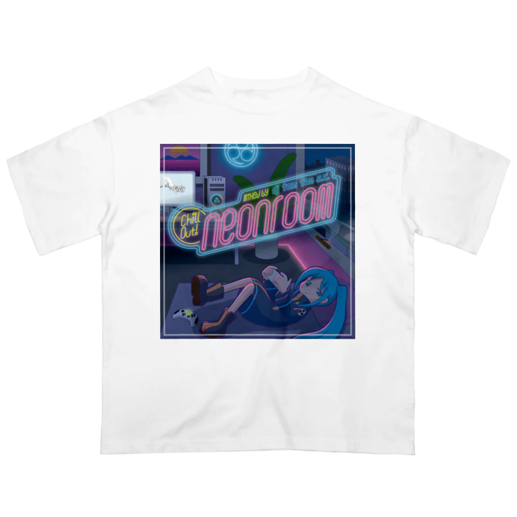 dj tom the s.c. shopの『chillout! neonroom』雷神ちゃんver. オーバーサイズTシャツ