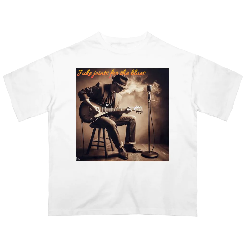 age3mのJuke joint for the blues オーバーサイズTシャツ