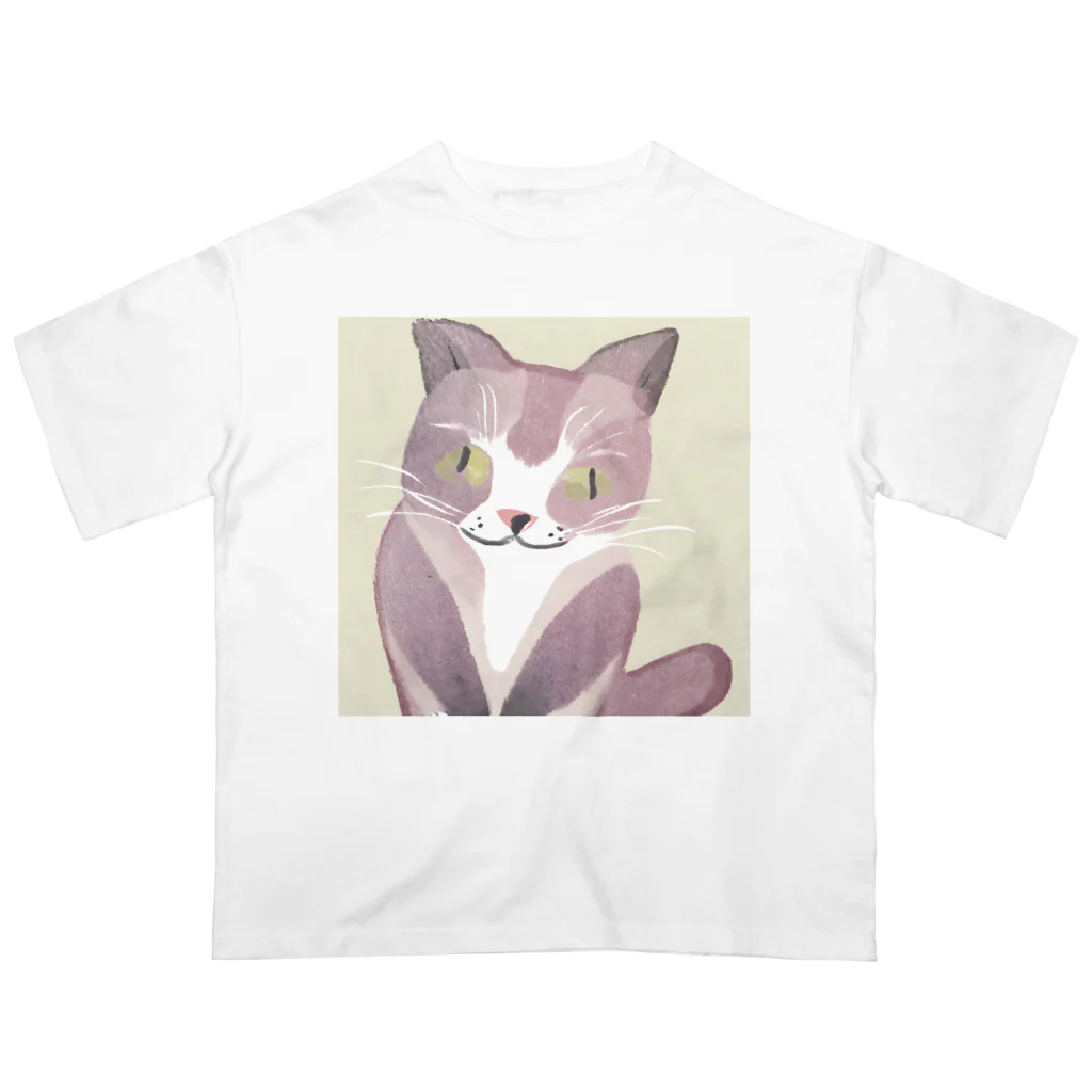 busabusaのかわいい猫 オーバーサイズTシャツ