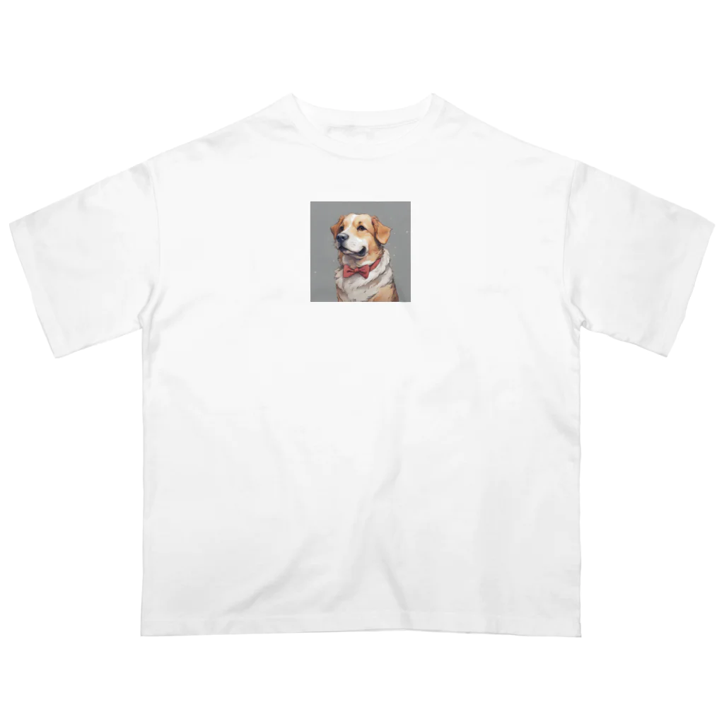 hamusutaroのリボン犬 Oversized T-Shirt