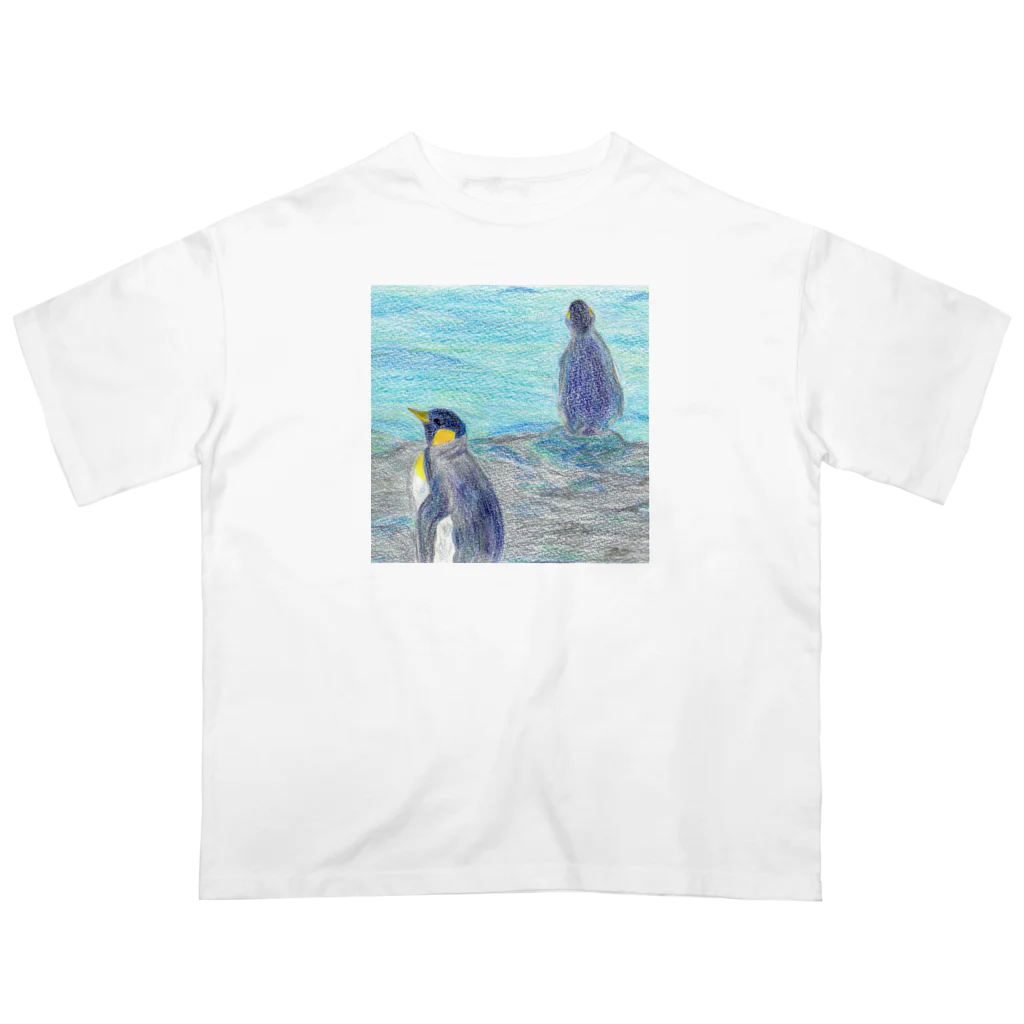 つぎのラピス島ペンギン Oversized T-Shirt