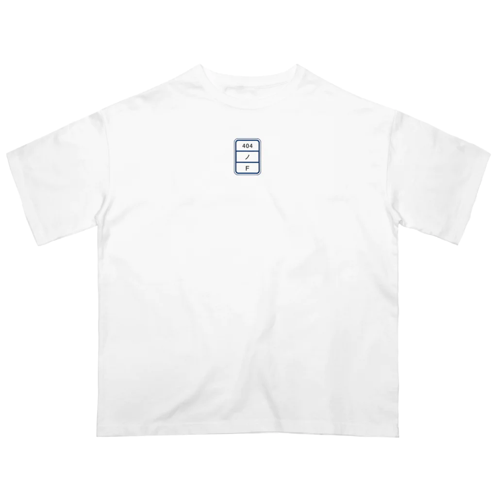 Tetchの図書ラベル オーバーサイズTシャツ