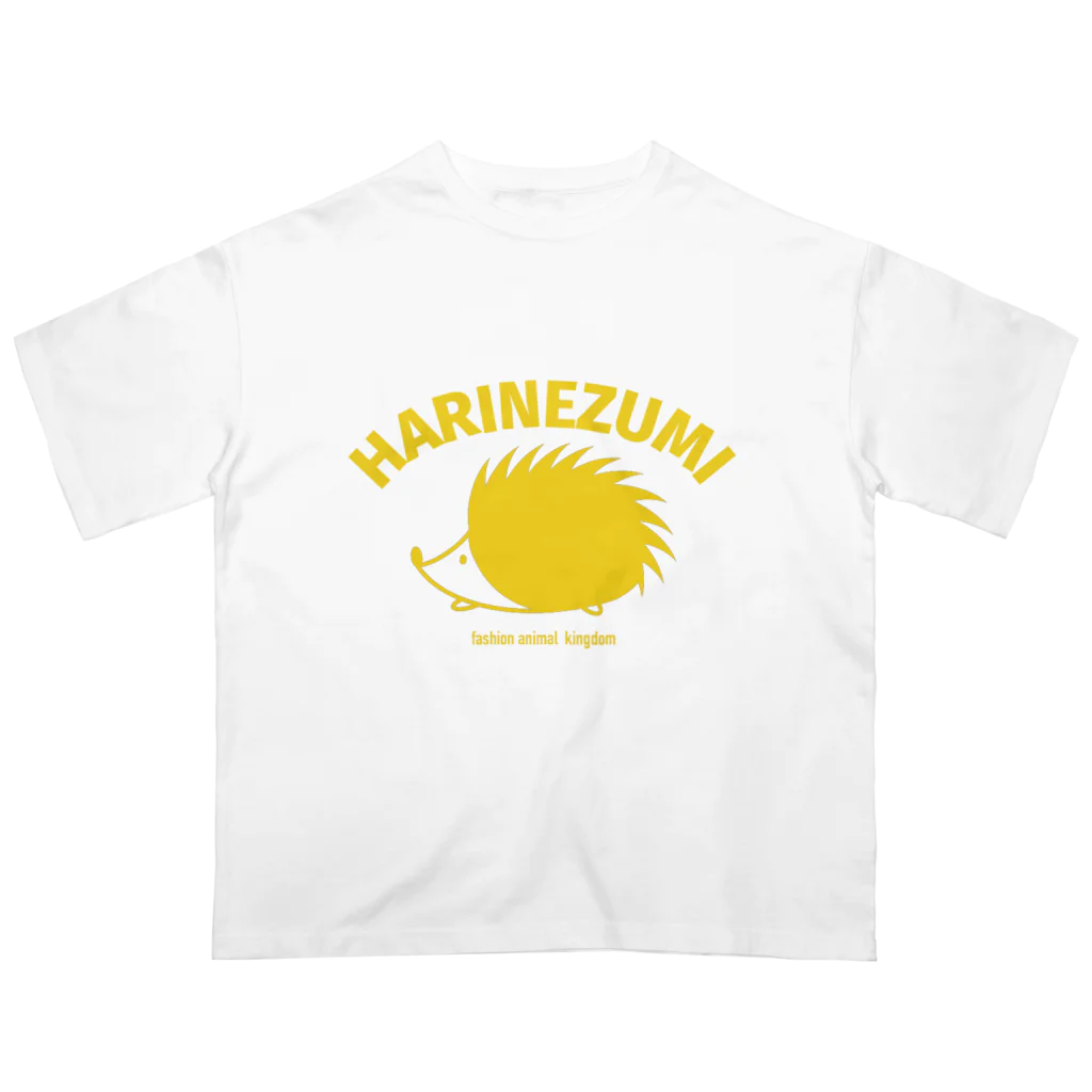 fashion animal  kingdomの黄色いハリネズミ Oversized T-Shirt