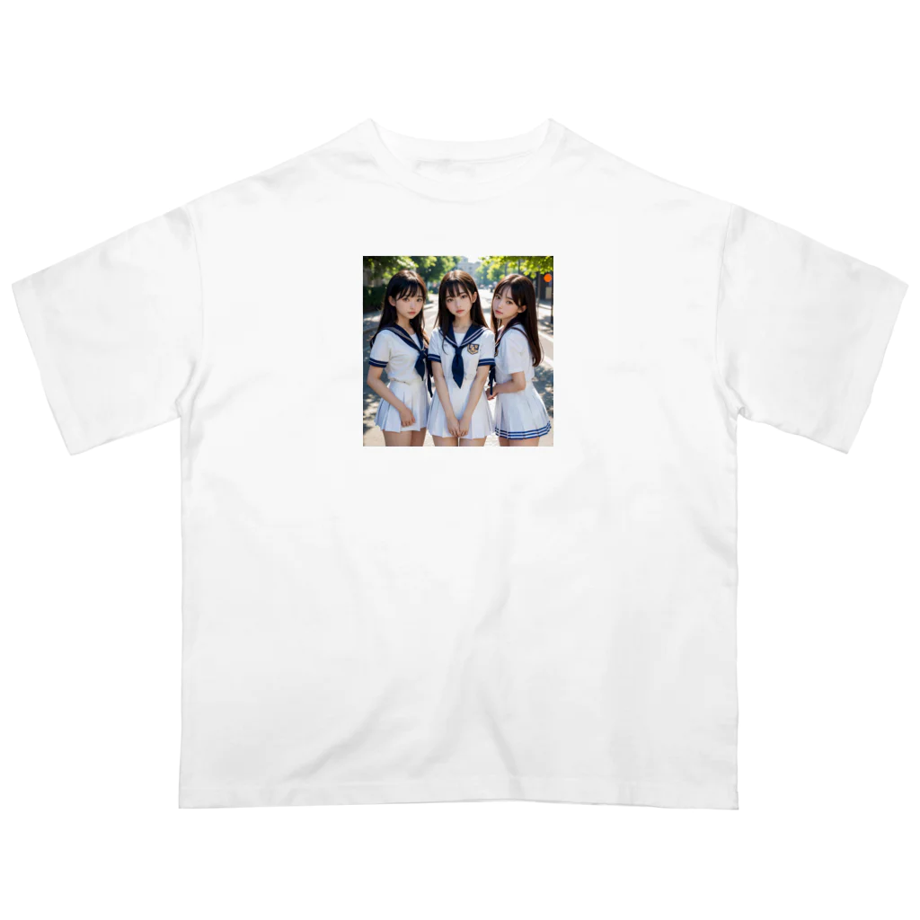 awunのAI美女　 オーバーサイズTシャツ