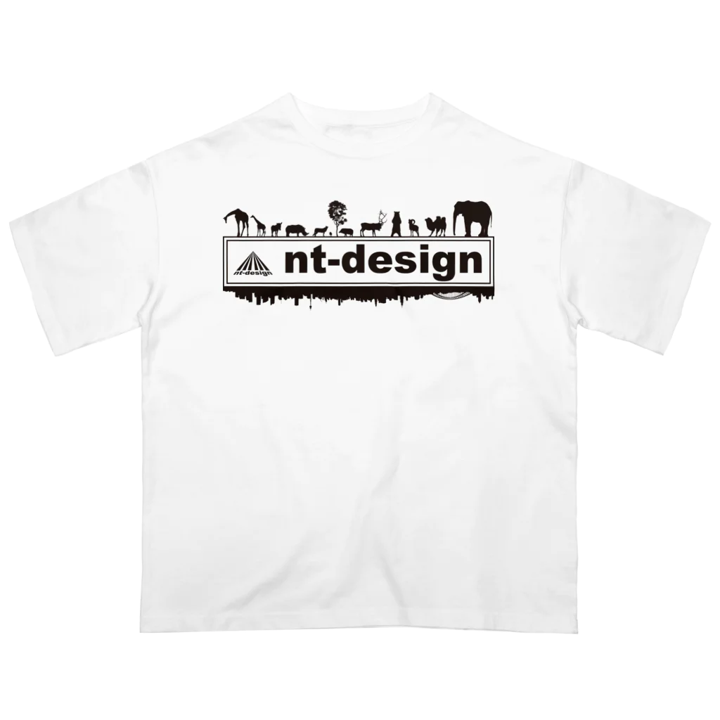 nt-designの『nt-design』ロゴ Oversized T-Shirt