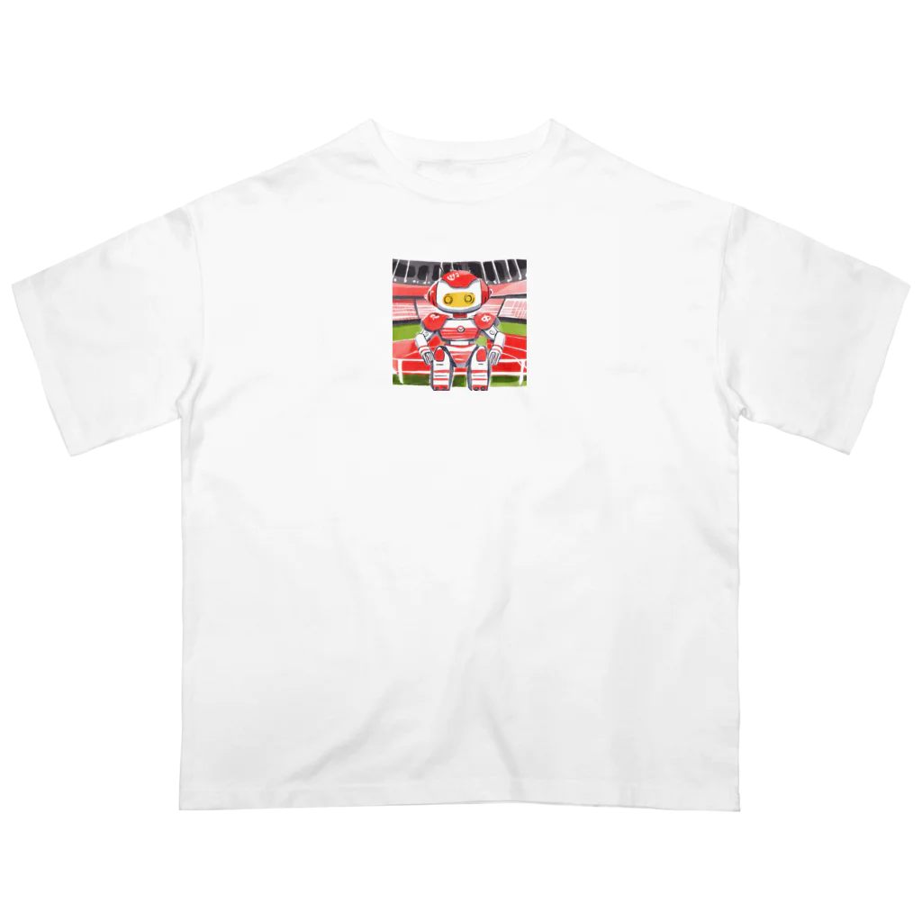 pepe55のサッカーロボ Oversized T-Shirt