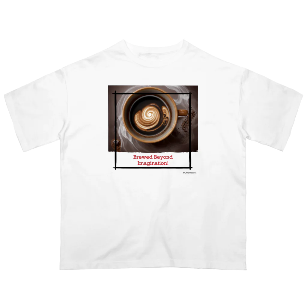 ChromastrAlの---架空cafe 代官山店--- オーバーサイズTシャツ