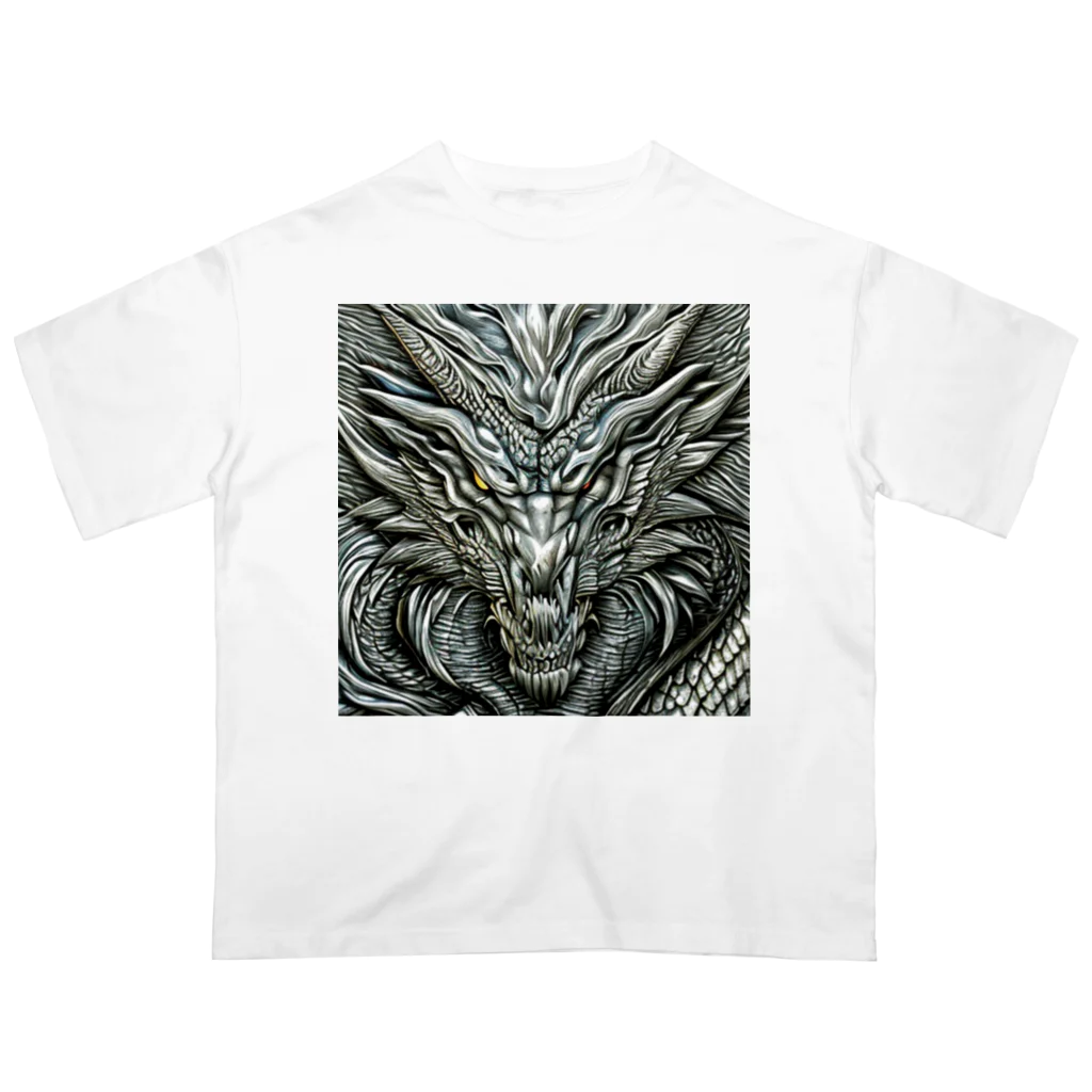 ５６アイテムズの銀龍 オーバーサイズTシャツ