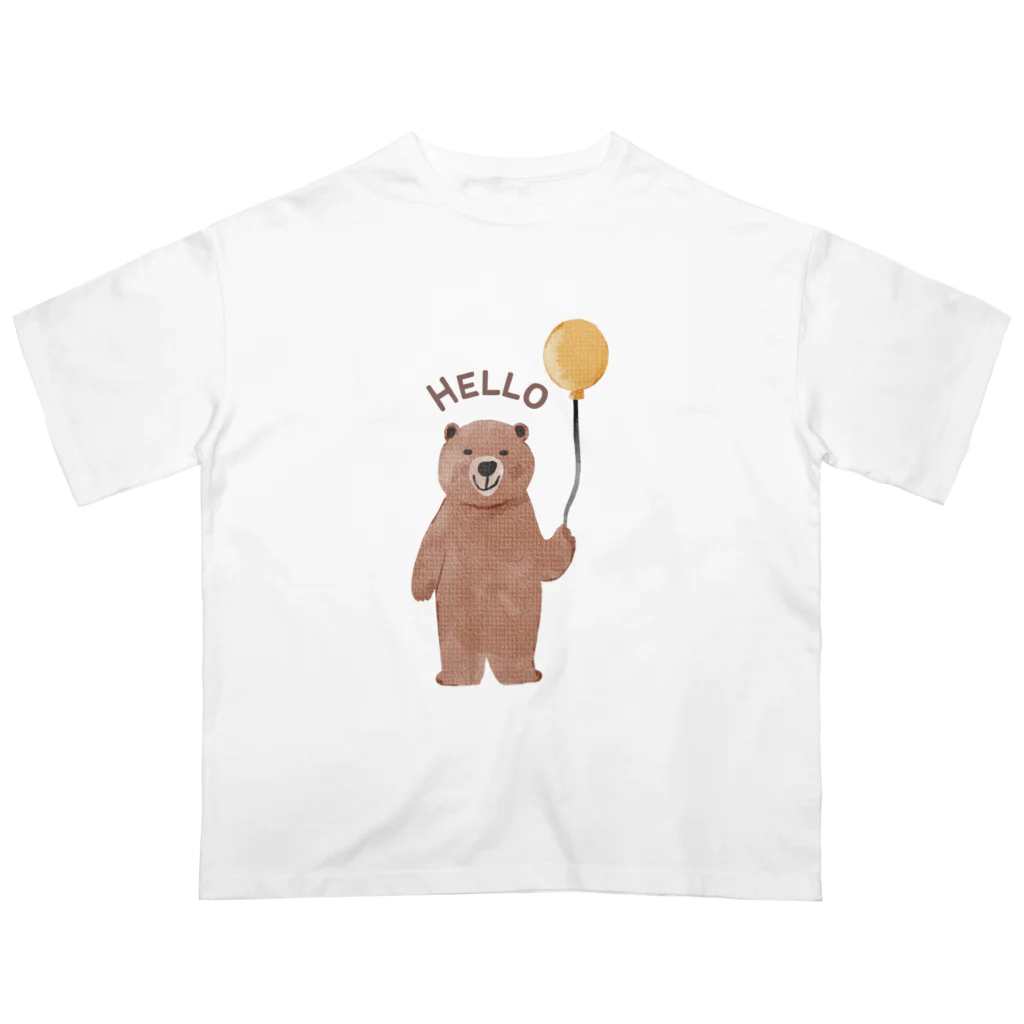 メリアのHello Bear オーバーサイズTシャツ