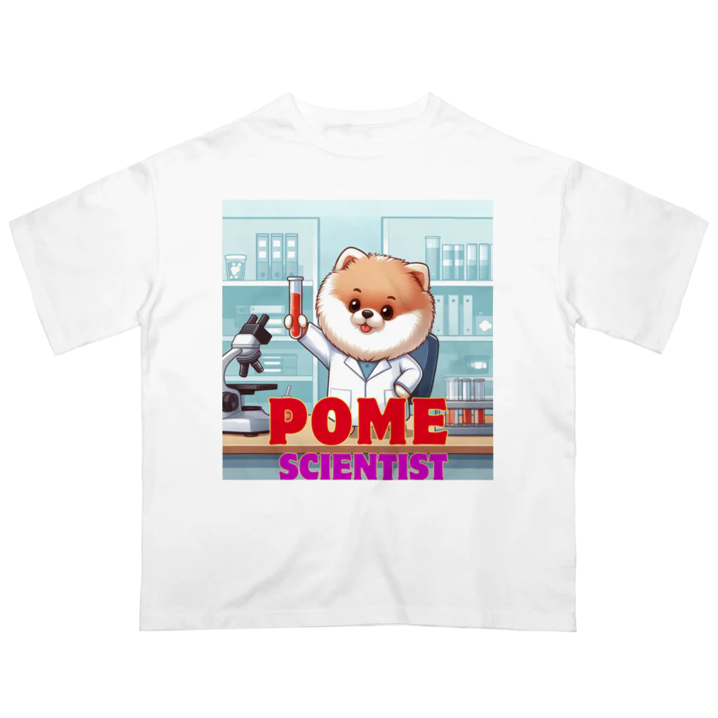 Pom-Dog'sのポメサイエンティスト Oversized T-Shirt