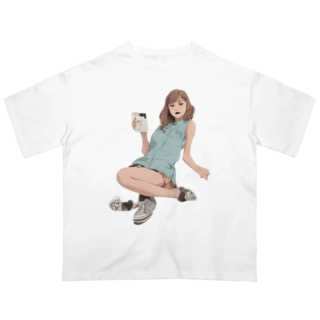 mofu mofu309のマシュロ　マシェリ オーバーサイズTシャツ