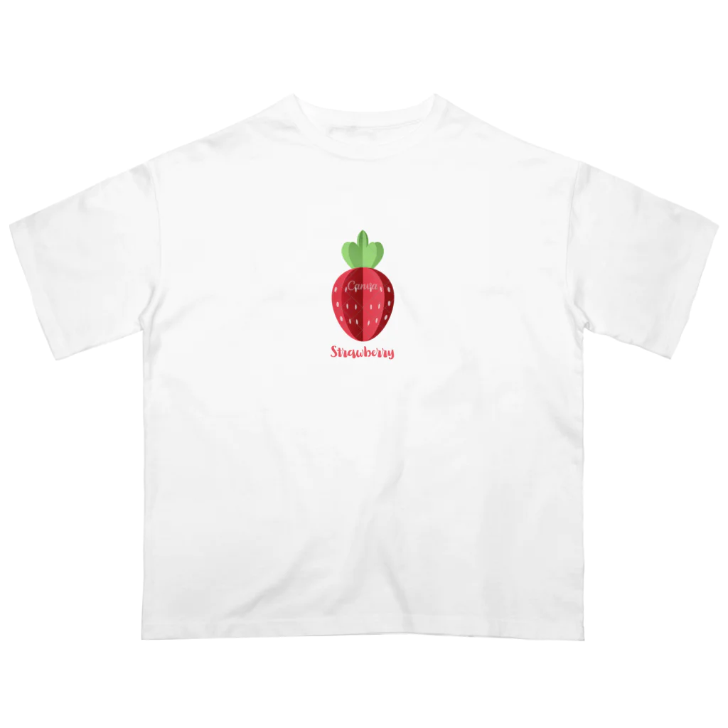 yasukochanのカットイチゴ オーバーサイズTシャツ