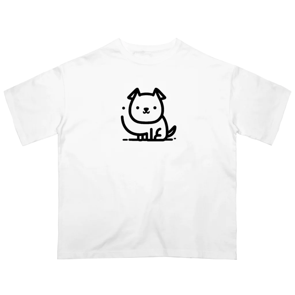 終わらない夢🌈のつぶらな瞳のわんこ🐾 オーバーサイズTシャツ