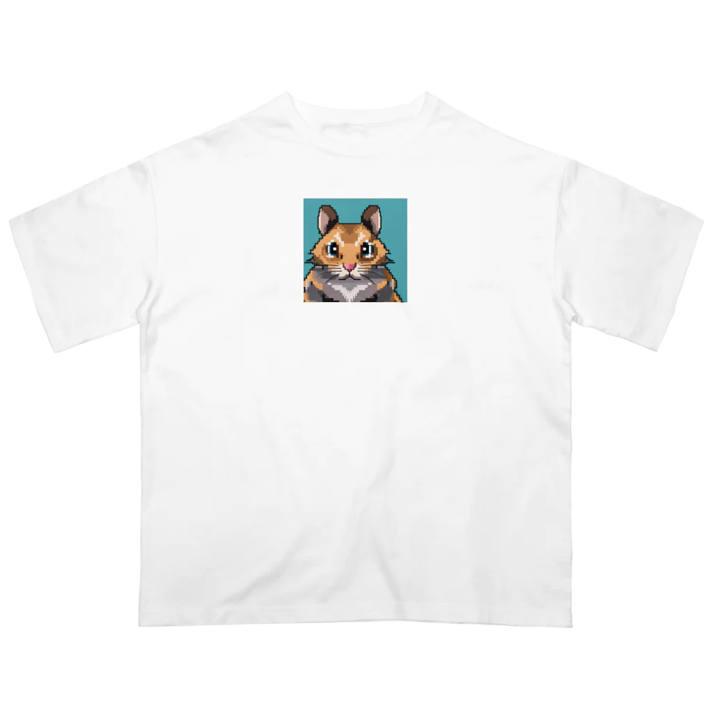 koba777のドット絵デグー オーバーサイズTシャツ