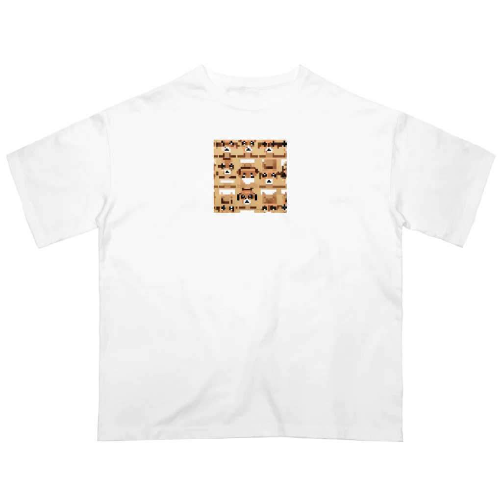 koba777のドット絵チワワ オーバーサイズTシャツ