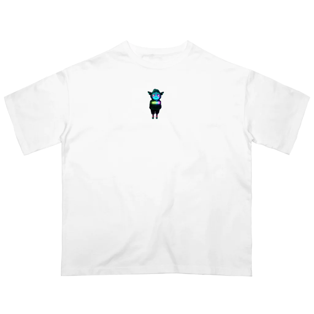 enjoy life shopの怖いキャラクターMOKOちゃん Oversized T-Shirt