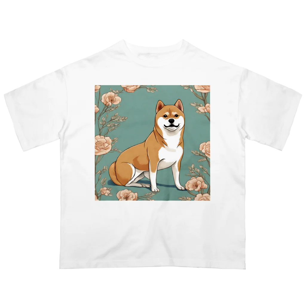 pinetreeの柴犬２ オーバーサイズTシャツ