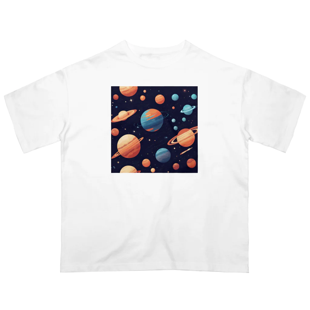 おしゃれなグッズ集の惑星　グッズ オーバーサイズTシャツ