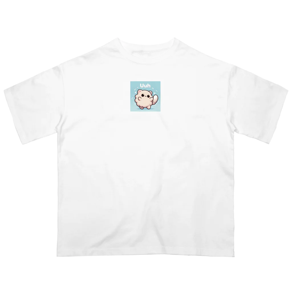 CatMonkのふわもふ猫Uuh Oversized T-Shirt