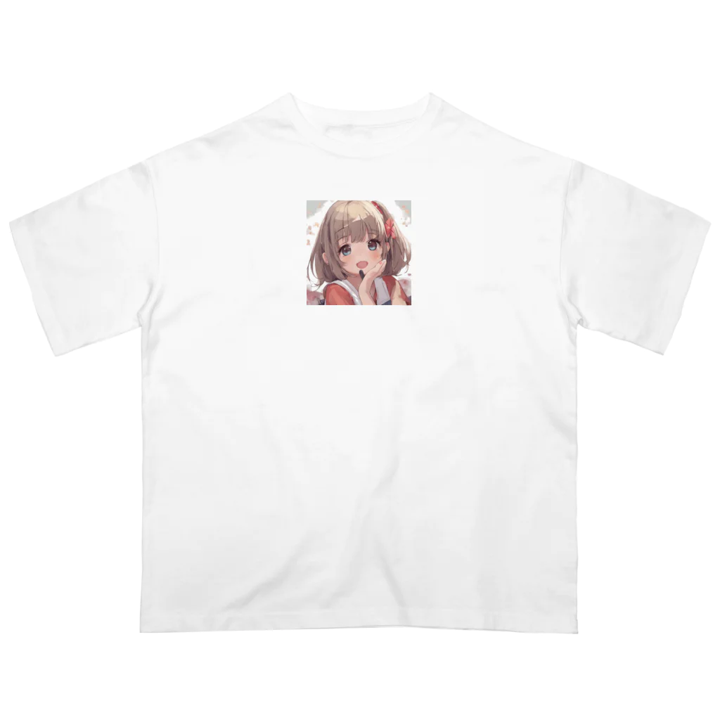 coco1739の可愛い女の子イラストグッズ Oversized T-Shirt