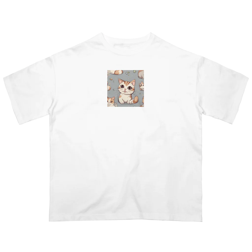 しゃいんぼっくすのねこみけちゃん Oversized T-Shirt