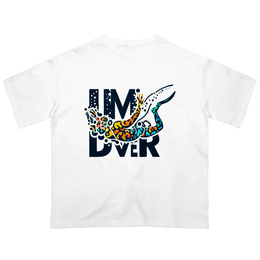 underwaterromanceのカラフルダイブ オーバーサイズTシャツ