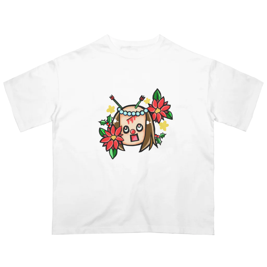 Shou3s-Storeのおちむしゃ Xmas ver Oversized T-Shirt